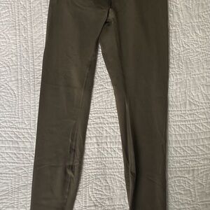 Lululemon Wunder Train Olive Green Leggings